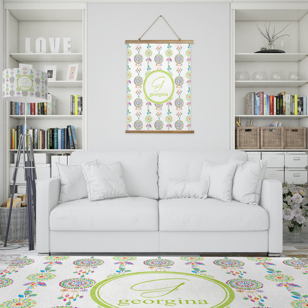 Dreamcatcher Wall Hanging Tapestry - Portrait - IN CONTEXT