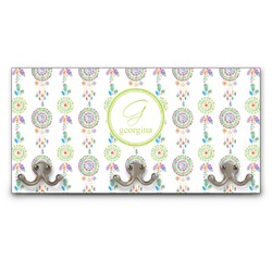 Dreamcatcher Wall Mounted Coat Rack (Personalized)