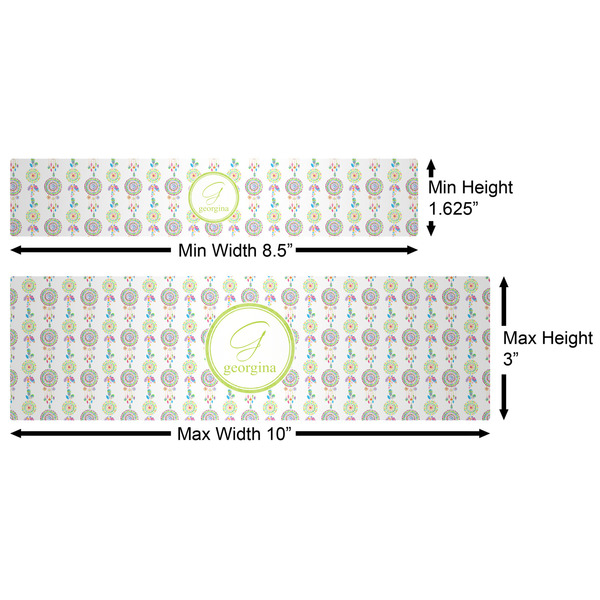 Dreamcatcher Water Bottle Labels w/ Dimensions