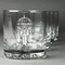 Dreamcatcher Whiskey Glasses Set of 4 - Engraved Front