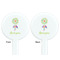 Dreamcatcher White Plastic 7" Stir Stick - Double Sided - Round - Front & Back