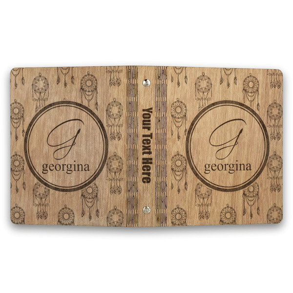 Dreamcatcher Wood 3-Ring Binders - 1" Half-Letter - Approval