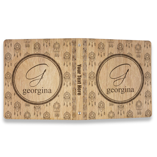 Dreamcatcher Wood 3-Ring Binders - 1" Letter - Approval