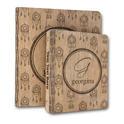 Dreamcatcher Wood 3-Ring Binder (Personalized)