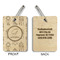 Dreamcatcher Wood Luggage Tags - Rectangle - Approval