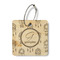 Dreamcatcher Wood Luggage Tags - Square - Front/Main