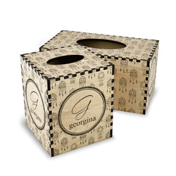 Dreamcatcher Wood Tissue Box Cover (Personalized)