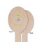 Dreamcatcher Wooden Food Pick - Oval - Single Sided - Front & Back