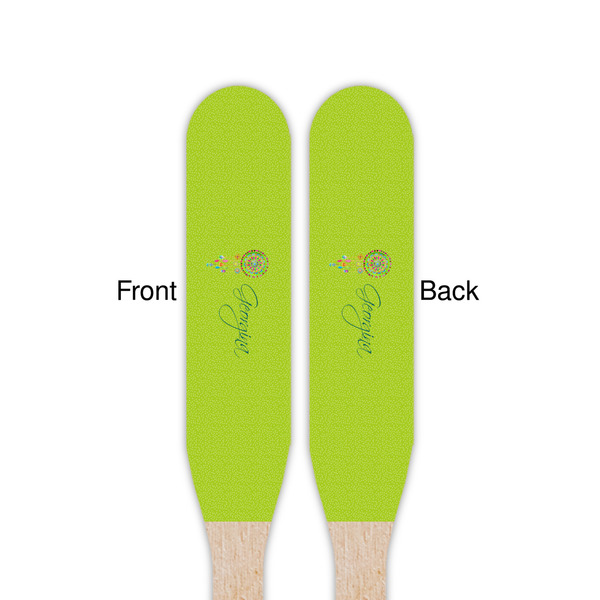 Dreamcatcher Wooden Food Pick - Paddle - Double Sided - Front & Back