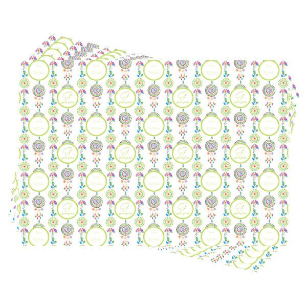 Dreamcatcher Wrapping Paper - Front & Back - Sheets Approval