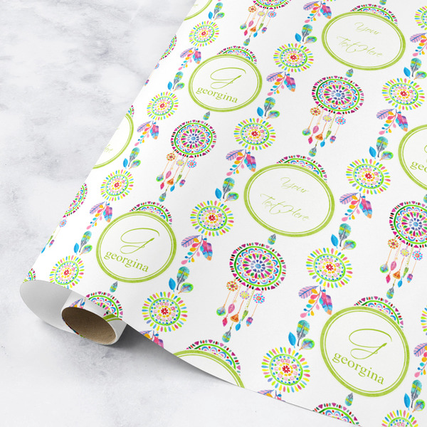 Custom Dreamcatcher Wrapping Paper Roll - Small (Personalized)