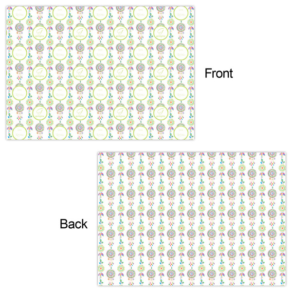 Dreamcatcher Wrapping Paper Sheet - Double Sided - Front & Back