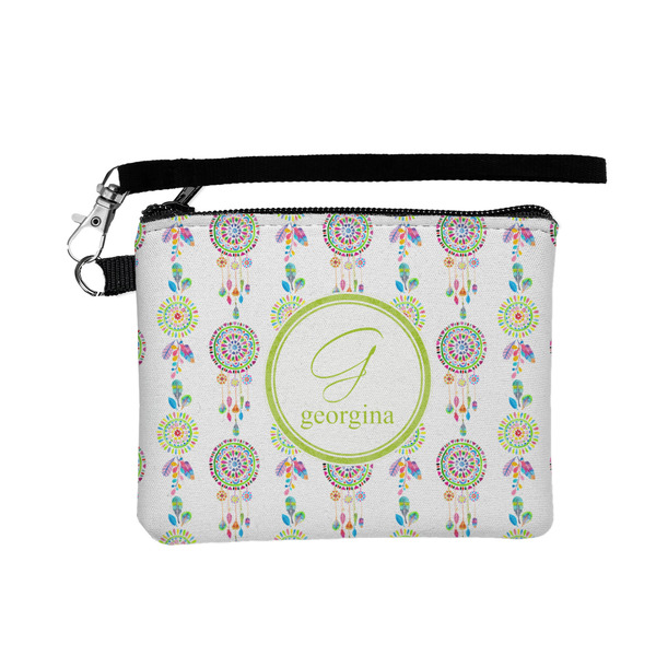 Custom Dreamcatcher Wristlet ID Case w/ Name and Initial