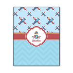 Airplane Theme Wood Print - 11x14 (Personalized)