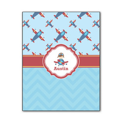 Airplane Theme Wood Print - 11x14 (Personalized)