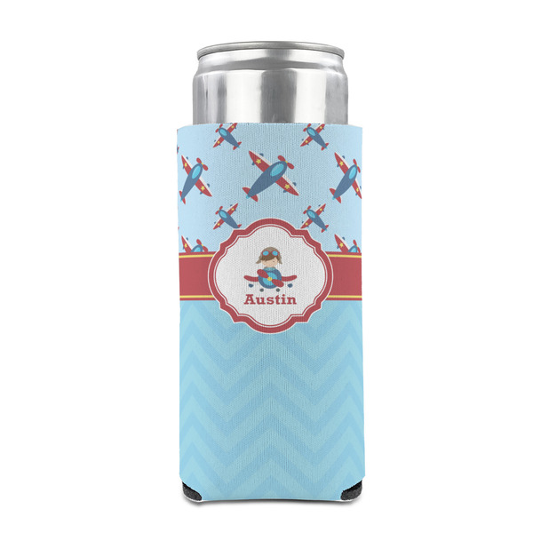 Airplane Theme 12oz Tall Can Sleeve - FRONT (on can)