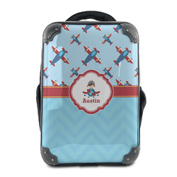Airplane Theme 15" Hard Shell Backpack (Personalized)