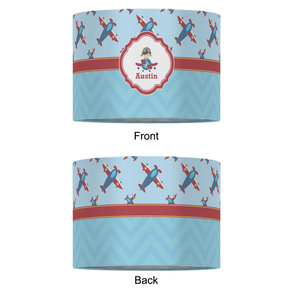 Airplane Theme 16" Drum Lampshade - APPROVAL (Fabric)