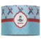 Airplane Theme 16" Drum Lampshade - FRONT (Fabric)