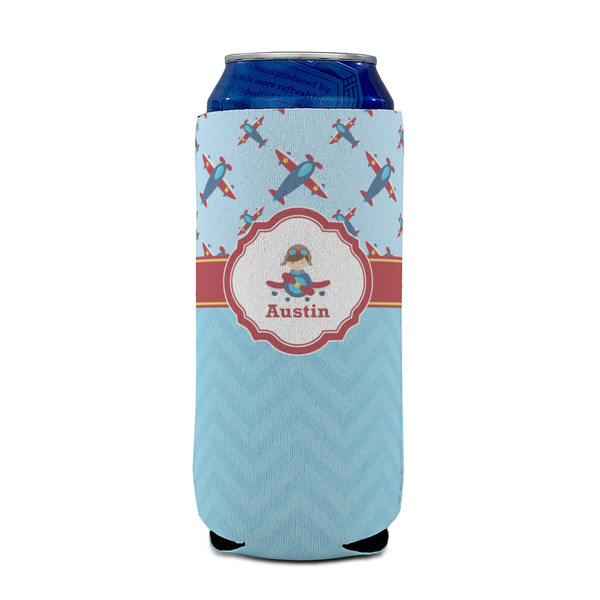 Airplane Theme 16oz Can Sleeve - FRONT (on can)