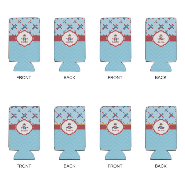 Airplane Theme 16oz Can Sleeve - Set of 4 - APPROVAL