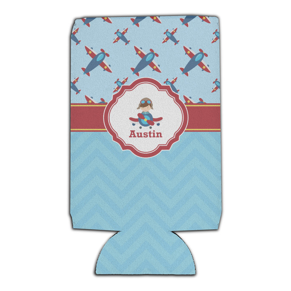 Airplane Theme 16oz Can Sleeve - Set of 4 - FRONT