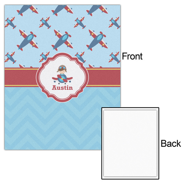 Airplane Theme 16x20 - Matte Poster - Front & Back
