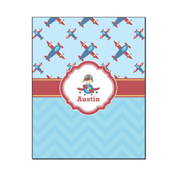 Airplane Theme Wood Print - 16x20 (Personalized)