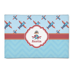 Airplane Theme 2' x 3' Indoor Area Rug (Personalized)