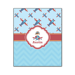 Airplane Theme Wood Print - 20x24 (Personalized)