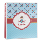 Airplane Theme 3-Ring Binder - 1 inch (Personalized)