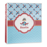 Airplane Theme 3-Ring Binder - 1 inch (Personalized)