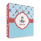 Airplane Theme 3 Ring Binders - Full Wrap - 2" - FRONT