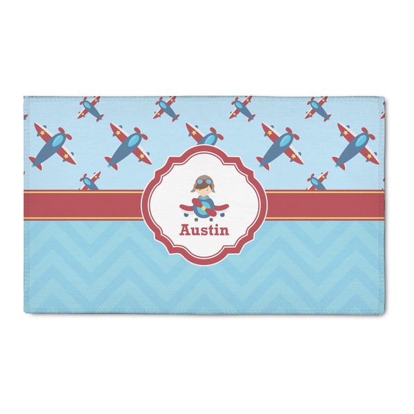 Custom Airplane Theme 3' x 5' Indoor Area Rug (Personalized)