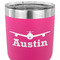 Airplane Theme 30 oz Stainless Steel Ringneck Tumbler - Pink - CLOSE UP
