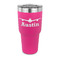 Airplane Theme 30 oz Stainless Steel Tumbler - Pink - Single Sided (Personalized)