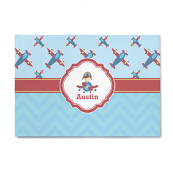 Airplane Theme 4' x 6' Patio Rug (Personalized)