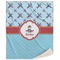 Airplane Theme Sherpa Throw Blanket - 60"x80" (Personalized)