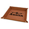 Airplane Theme 9" x 9" Leatherette Snap Up Tray - FOLDED