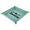 Airplane Theme 9" x 9" Teal Leatherette Snap Up Tray - MAIN