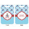 Airplane Theme Aluminum Luggage Tag (Front + Back)