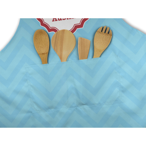 Airplane Theme Apron - Pocket Detail with Props