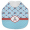 Airplane Theme Jersey Knit Baby Bib w/ Name or Text
