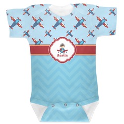 Airplane Theme Baby Bodysuit (Personalized)
