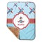 Airplane Theme Baby Sherpa Blanket - Corner Showing Soft