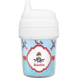 Airplane Theme Baby Sippy Cup (Personalized)