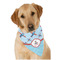 Airplane Theme Dog Bandana Scarf w/ Name or Text