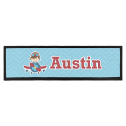 Airplane Theme Bar Mat - Large (Personalized)