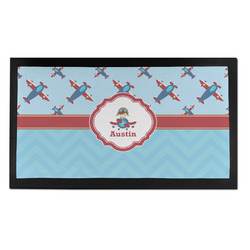 Airplane Theme Bar Mat - Small (Personalized)