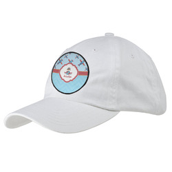 Airplane Theme Baseball Cap - White (Personalized)